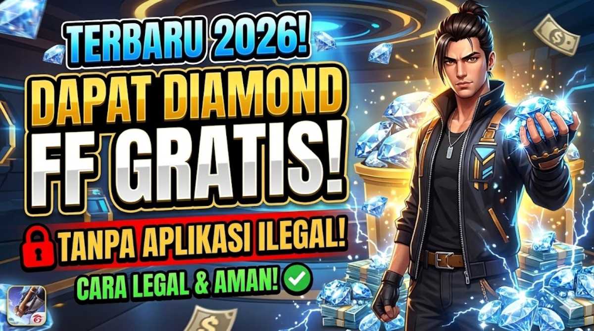 Cara Dapat Diamond FF Gratis Terbaru Maret 2026 Tanpa Aplikasi Ilegal