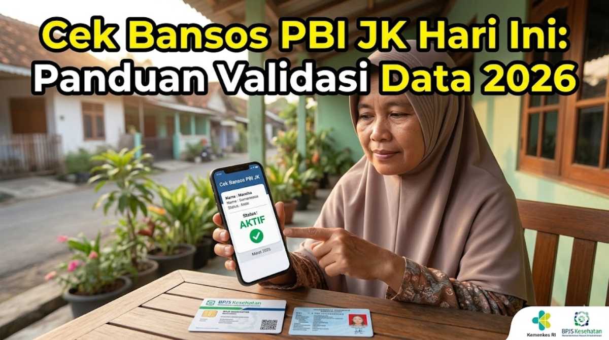 Cek Bansos PBI JK Hari Ini, Panduan Validasi Data 2026