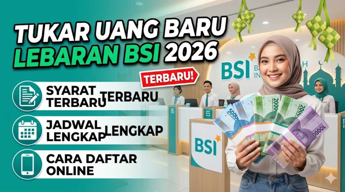 Tukar Uang Baru Lebaran di BSI 2026: Syarat, Jadwal, dan Cara Daftar Terbaru